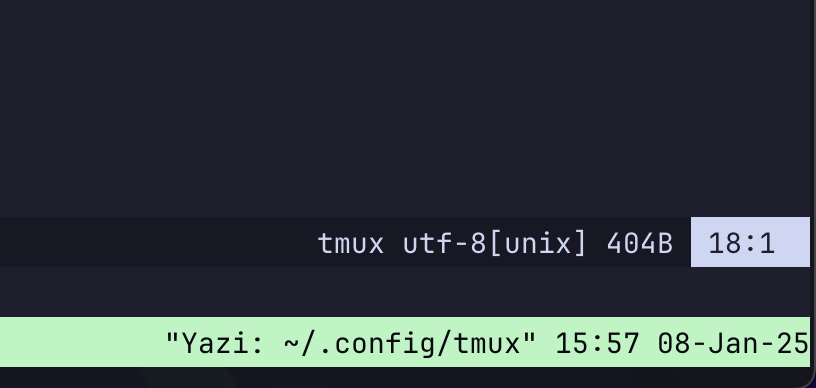 tmux_green_status_bar